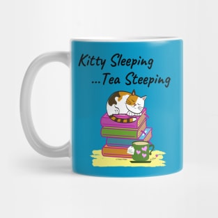 Kitty Sleeping, Tea Steeping Mug